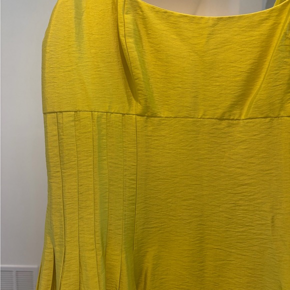 ANTONIO MELANI Lime Green Sleeveless Square-Neck Maxi Dress - Picture 8 of 10